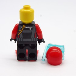 Lego CTY0558 Figurine Homme Plongeur City 60091 tête un peu usée