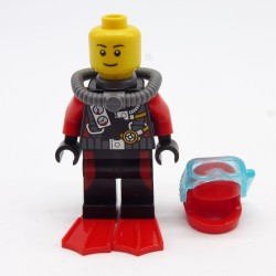Lego LEG0360 CTY0558 City Diver Man Figure 60090