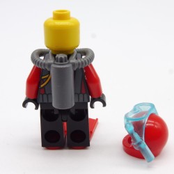 Lego CTY0558 City Diver Man Figure 60090