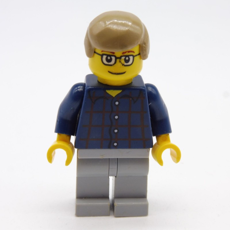 Lego LEG0363 CTY0270 City Man Figure 4431 Head a little worn