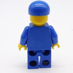 Lego CTY0224 Figurine Homme Ouvrier City 3366 Tête un peu usée