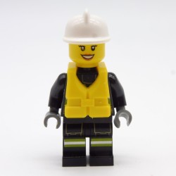 Lego LEG0370 CTY0650 Figurine Femme Pompier City 60109