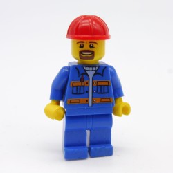 Lego LEG0382 CON009 Figurine Ouvrier 10683 Jambes abimées