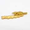 Lego LEG0399 11107 Arme Weapon Sword Serrated Doré Gold