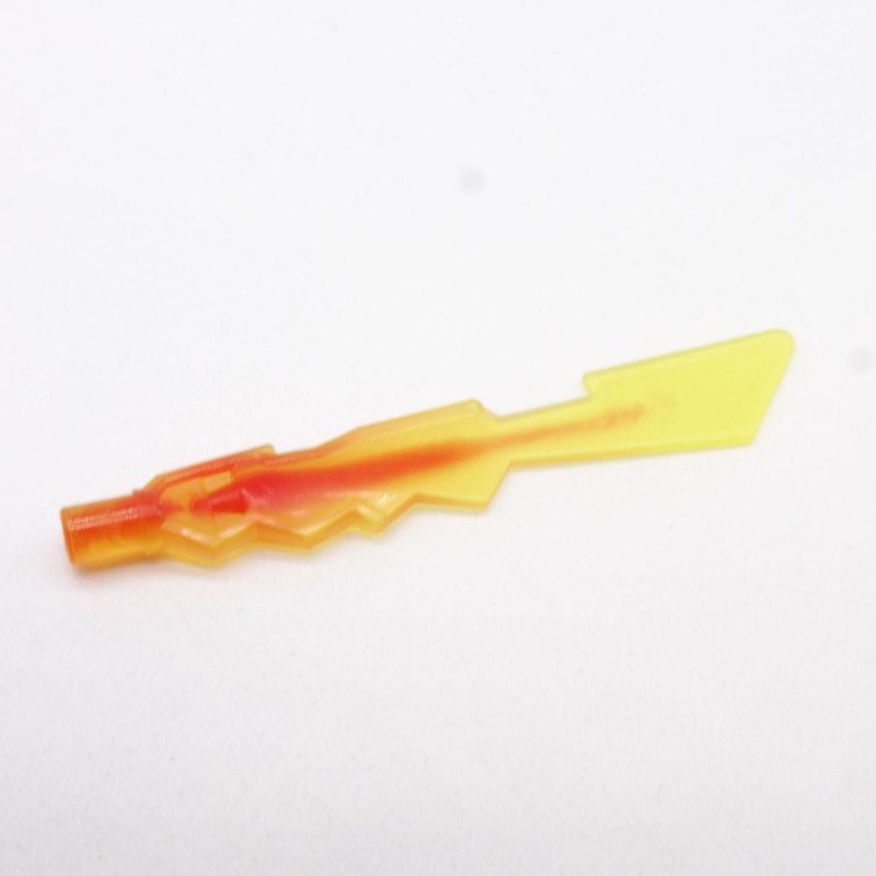 Lego LEG0403 11439 Weapon Sword Yellow and Orange Transparent Sword