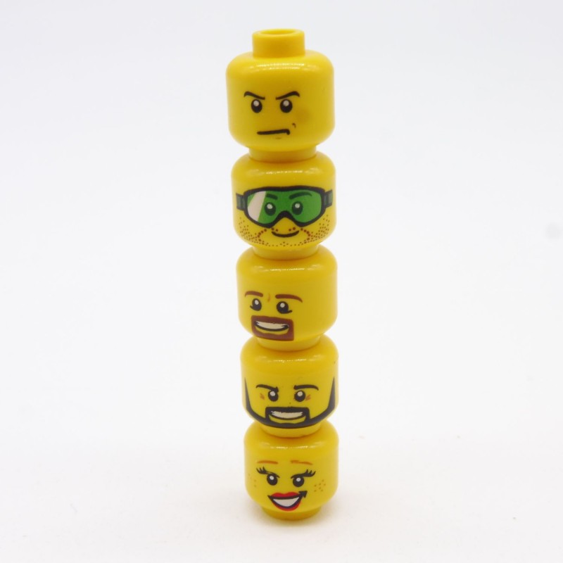 Lego LEG0408 Set of 5 Heads