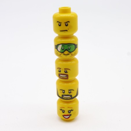 Lego LEG0408 Lot de 5 Têtes