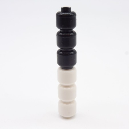 Lego LEG0410 Set of 6 Black and White Heads