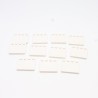Lego LEG0431 11X 6179 Tile Modified 4x4 with 4 studs on top Blanc White