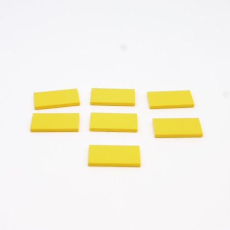 Lego LEG0433 7X 87079 Tile Tuile 2x4 Jaune Yellow Lego LEG0433 7X 87079 Tile Tuile 2x4 Jaune Yellow