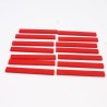 Lego LEG0438 14X 4162 Tile Tile 1X8 Red Red