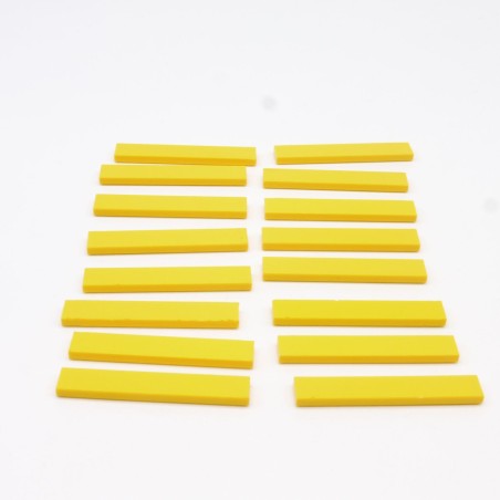 Lego LEG0445 16X 6636 Tile Tile 1X6 Yellow Yellow