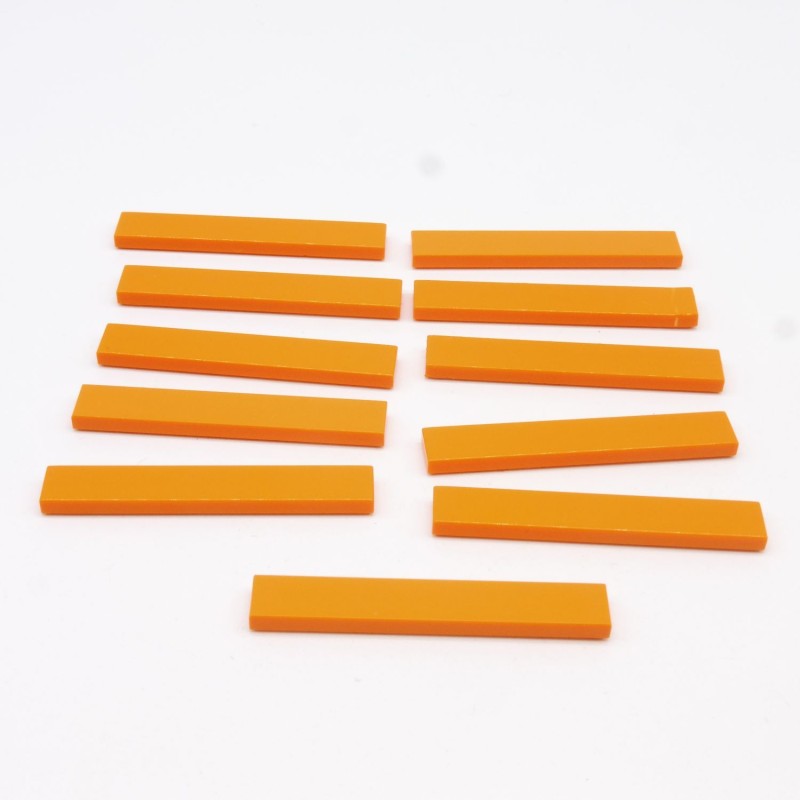 Lego LEG0446 11X 6636 Tile Tile 1X6 Orange