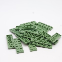 Lego LEG0473 20X 3795 Plate 2x6 Sand Green Green Sand