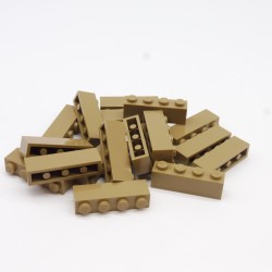 Lego LEG0478 20X 3010 Brick 1x4 Dark Tan Beige Foncé
