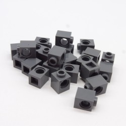 Lego LEG0488 23X 6541 Technic Brick 1x1 Dark Bluish Gray Gris Foncé