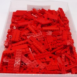 Lego LEG0560 Large Lot of Bricks Flat Bricks Red Plates Red Mix Size 50g Bulk
