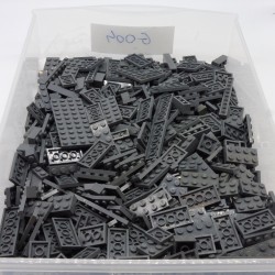 Lego LEG0568 Gros Lot de Bricks Briques Plates Plaques Dark Gray Gris Foncé Mix Size 50g Vrac