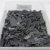 Lego LEG0568 Big Lot of Bricks Flat Bricks Plates Dark Gray Dark Gray Mix Size 50g Bulk
