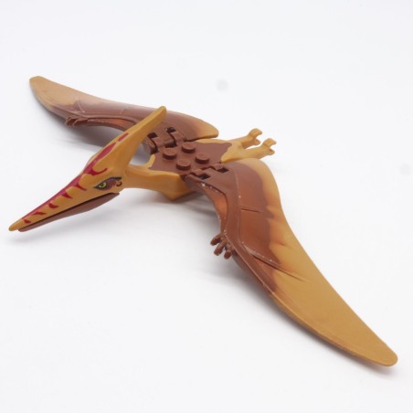 Lego LEG0581 Ptera02 Dinosaur Pteranodon Brown DINO 5883 Wings Damaged and a little dirty