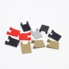 Lego LEG0604 10X 2335 Flag Flags 2x2 Square Multi Color