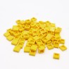 Lego LEG0623 100X 3070b Tile 1x1 Yellow Jaune