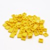 Lego LEG0623 100X 3070b Tile 1x1 Yellow Yellow