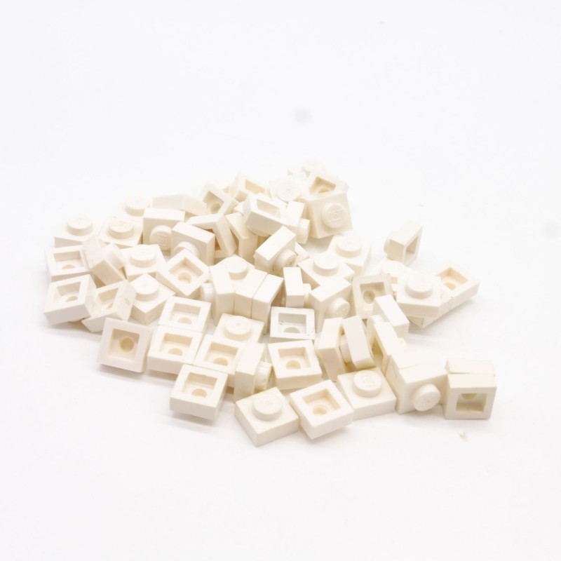 Lego LEG0632 63X 3024 Plate 1x1 White White