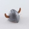 Playmobil 5139 Playmobil Viking Helmet Gray Horn