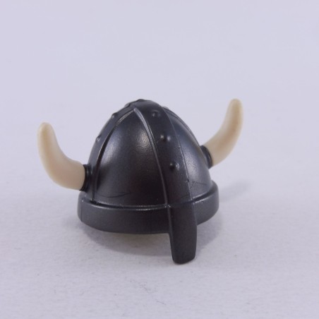 Playmobil 7845 Playmobil Casque à Corne Gris Foncé de Viking