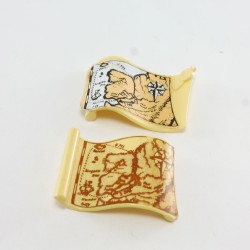 Playmobil 2354 Playmobil Lot of 2 Broken Treasure Maps
