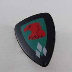 Playmobil 19364 Playmobil Shield Black and Green Red Falcon