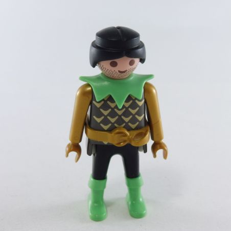 Playmobil Homme Chevalier du Dragon Vert Bottes Vertes 4586 5738 5828