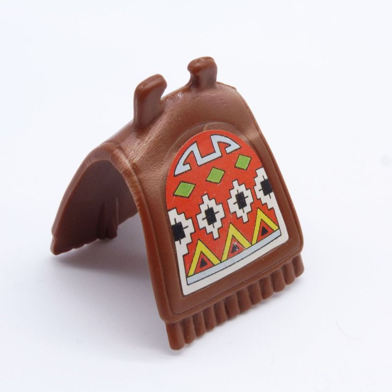 Playmobil Couverture de Selle Marron Dromadaire Chameau 3586 3415 Usée