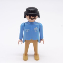 Playmobil 35737 Man Brown and blue Black Mustache 3758