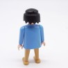 Playmobil Man Brown and blue Black Mustache 3758