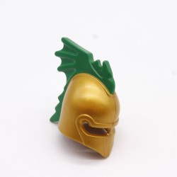 Playmobil 17705 Gold and Green Dragon Helmet Treasure Room 4255