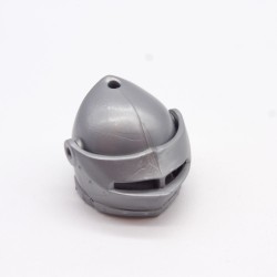 Playmobil 11741 Casque Heaume de Chevalier Médiéval Moyen Age Gris