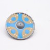 Playmobil 14446 Bouclier Rond Viking Sticker mal posé