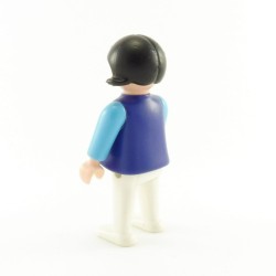 Playmobil Enfant Fille Bleu Blanc dessins 3067