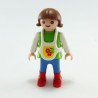 Playmobil 14879 Playmobil Enfant Fille Vert Blanc Bleu Tablier Fleurs 4529 4911