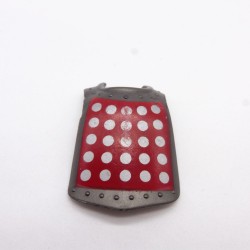 Playmobil 18125 Torso Armor Dark Gray Red Round Gray Worn