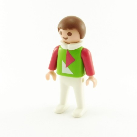 Playmobil 14924 Playmobil Enfant Garçon Vert Rose Blanc Col Blanc 3687 3943