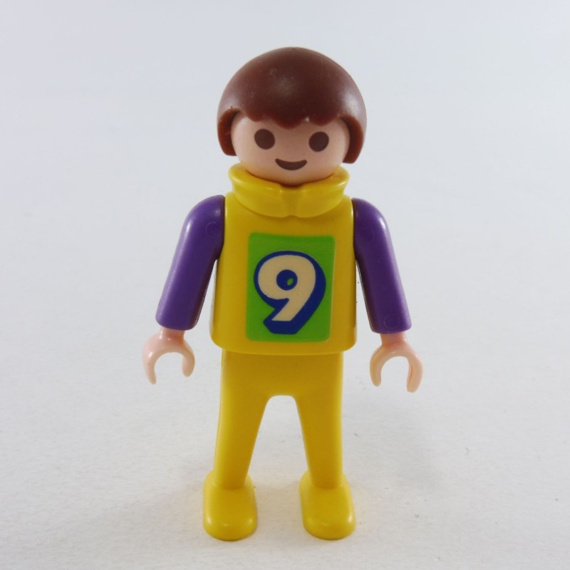 Playmobil 14949 Playmobil Enfant Garçon Jaune Violet Col Jaune 9 3685