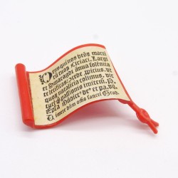 Playmobil 1950 Vintage Red Parchment with Latin Writings
