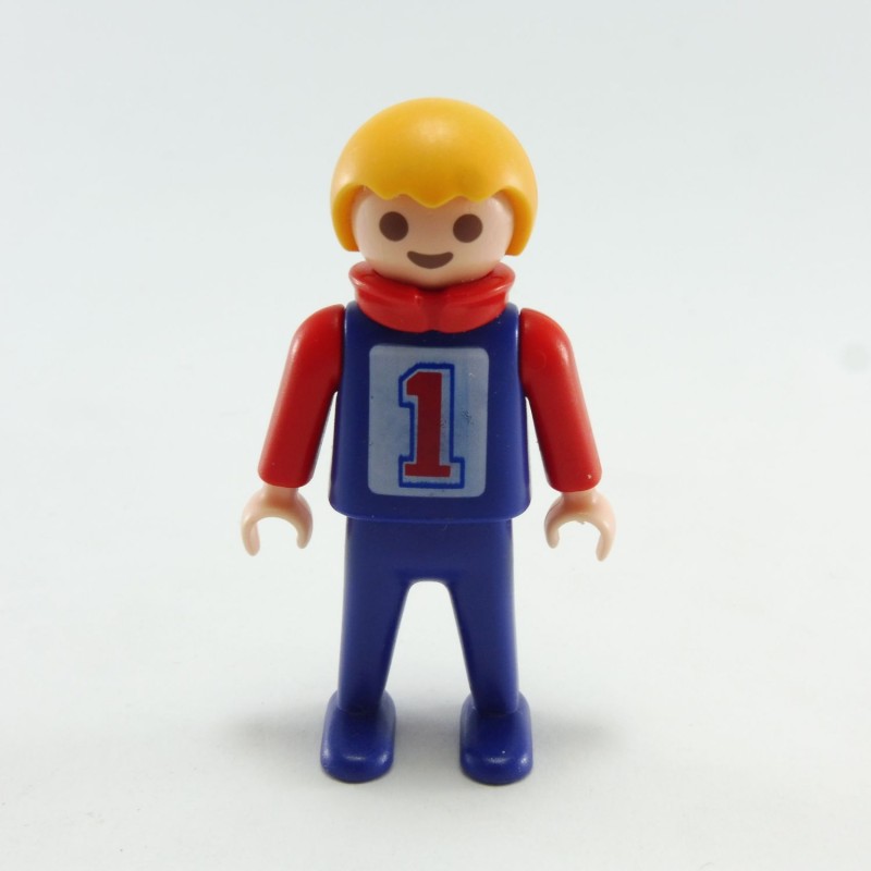 Playmobil 14946 Playmobil Child Boy Blue Red Red Collar 1 3685