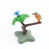 Playmobil 35800 Petit Arbuste avec Oiseau Bleu et Orange