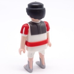 Playmobil Homme Général Romain Blanc Gris et Rouge