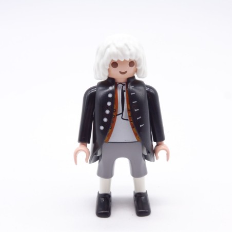 Playmobil 35826 Men's Gray White and Black Black Coat 1900 Noble