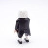 Playmobil Homme Gris Blanc et Noir Manteau Noir 1900 Noble